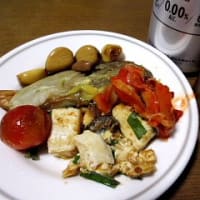 田んぼの畔に咲くタンポポのお花に紋白蝶
