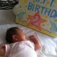 あやちゃんの二ヶ月目のお誕生日