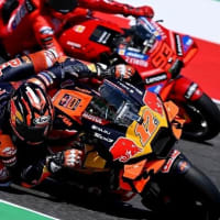 motoGP第9戦ｲﾀﾘｱGP予選結果＆ｽﾌﾟﾘﾝﾄﾚｰｽ結果