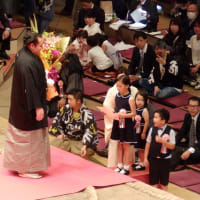 昨年の６月３日は鶴竜引退相撲でした