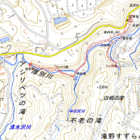 アシリベツの滝のGPSトラック