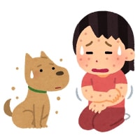 全身に蕁麻疹…涙