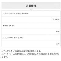 ポイ活ではないがスマホの話　mineo ★その19