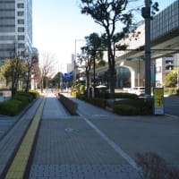 １月のお台場：ゆりかもめ・お台場海浜公園駅からフジテレビ本社ビル前へ　ＰＡＲＴ２