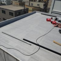 屋上防水シート工事