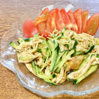 夕飯と紫陽花〜