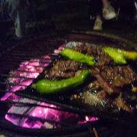 2025 自宅の庭でBBQ 　7月編　～フランクフルト、獅子唐の鉄板焼き、タン塩、ホルモン鉄板焼きなど～