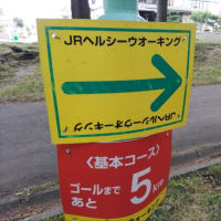 JRヘルシーウォーキング肌寒い恵庭を歩く