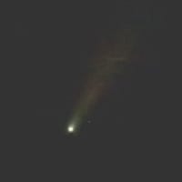貴重な晴れ間に撮影したネオワイズ彗星