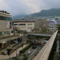 「バス停のある風景（阪急仁川駅前）」の絵ができました