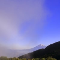 富士山　「天気はいいが　終始雲さんの乱れ舞台　」⇒伊豆南下から北上変更撮影行??