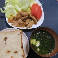 しようが焼き定食・・・庶民の味。