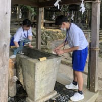 7月の日記２　河内中学校職場体験学習