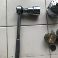TOTO 定量混合水栓 の修理