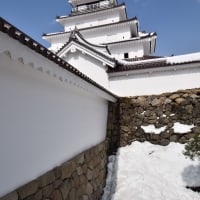 雪の会津若松、鶴ヶ城