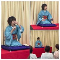 みずき台カフェサロンで落語を二席。