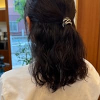 妻と娘の髪にパーマをかけました