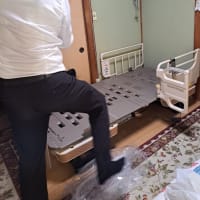 お父さんの希望で　ほぼ1か月振りに退院(６月３０日)　２５．７/８