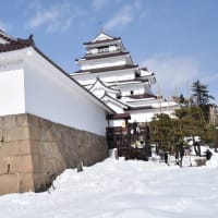 雪の会津若松、鶴ヶ城