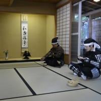 秋の陣中茶会！