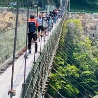 遂に谷瀬の吊り橋へ！