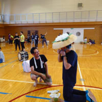 『花笠被り方講習会』