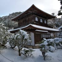 １月２５日　雪の銀閣寺