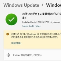 Windows 11 Beta チャンネルに 累積更新 (KB5039312) が配信されてきました。