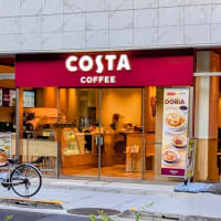 COSTA COFFEE L.Biz日本橋店でフラットホワイト☕