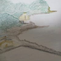 絵画付きハガキ　ありがとうございました。（サンドラブロクさんへ）