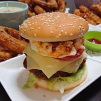 自家製バーガーセット♡*