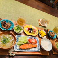 数日間の夕ご飯