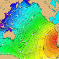 3.11（M7.9→9.0）の津波と1960年のチリの大地震（M9.5）との津波の比較
