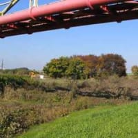 安比奈線の紅葉１・安比奈駅