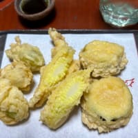 沖縄風晩酌🍶　島らっきょうの天ぷら