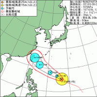 今日の台風1号