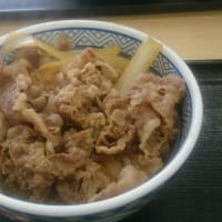 久し振りに「吉牛」食べました☆⌒ヾ(*゜∀゜)ノヒャッホォ-ゥ♪