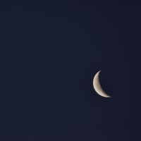 二十六夜月と土星の接近