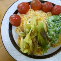 おばさんの料理教室　ナポリタン風素麺😁