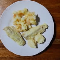 晩ご飯は天ぷら