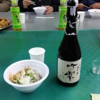 美味しいお酒とおそばを戴きました。