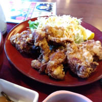 唐揚げ定食と共に