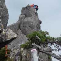 錫杖岳　見張り塔からずっと