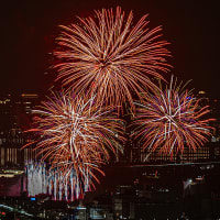 芦屋の花火「ライブコンポジット撮影」