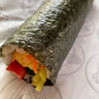キンパとお蕎麦でおひとりさまご飯