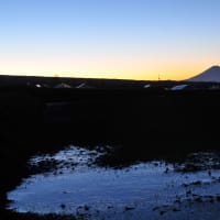 富士見町大規模水田より富士を望む　２０１３