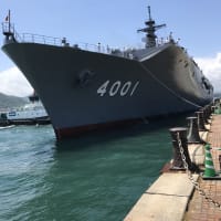 輸送艦くにさき　一般公開　広島港宇品外貿埠頭