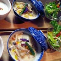 ９月１５（sat)　１６ (sun)         根菜類の豆乳煮込み