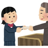 卒業式でアニメ声