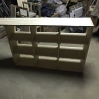 ピッタリサイズのキッキンの棚を作ってみました。